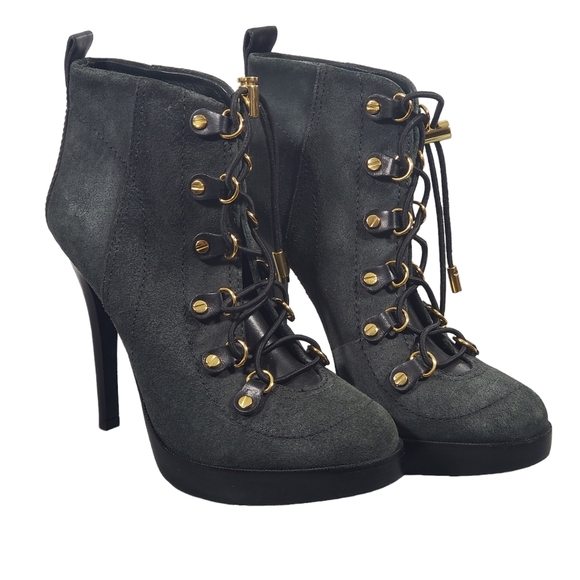 Tory Burch Halima Lace-up Ankle Boots - Picture 2 of 15